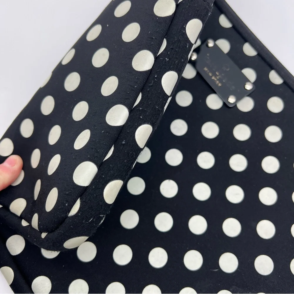 Kate Spade Black and White Polka Dot Accessory